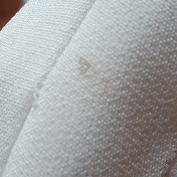 Champagne & Strawberries /Anthro White Embroidered Pencil Skirt Size Medium - Picture 6 of 8